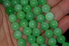 10mm Pasley Green Jade Gemstone Round Loose Beads 7.5 inch Half Strand (90187803-711B)