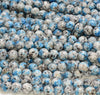 6mm K2 Blue Granite Gemstone Grade AAA Round Loose Beads 14.5 Inch Full Strand (80007325-A254)