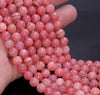 8mm Rhodochrosite Jasper Gemstone Grade AA Pink Red Round 8mm Loose Beads 15.5 inch Full Strand (80005049-455)