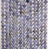 Blue Tanzanite Gemstone Grade AA Micro Faceted Round 3mm 4mm Loose Beads (A260)