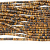 4X2MM Yellow Tiger Eye Gemstone Heishi Discs beads Loose Beads (P17)