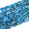 6-8MM Natural Apatite Gemstone Pebble Nugget Loose Beads (D185)