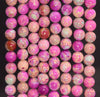 6mm Pink Blue Sea Sediment Imperial Jasper Gemstone Round Loose Beads 16 Inch Full Strand (80007339-A256)