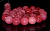 14mm Cherry Red Jade Gemstone Round Loose Beads 7.5 inch Half Strand (90187402-714B)