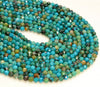 3.5mm Genuine Shattuckite Chrysocolla Gemstone Grade Aaa Micro Faceted Round Loose Beads 15 Inch Full Strand (80007382-A193)