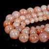 Natural Sunstone Lepidocrocite Quartz Gemstone Grade AA Round 6MM 8MM 10MM Loose Beads (D4)