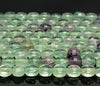 6x4MM Fluorite Gemstone Micro Faceted Flat Round Button 15 Inch Full Strand (80007276-A252)