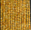 3MM Golden Tiger Eye Gemstone Micro Faceted Round 15.5 Inch Full Strand (80007270-A251)