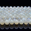 White Moonstone Gemstone Grade A Round 6mm 8mm 10mm 11mm 12mm Loose Beads 15.5 inch Full Strand (A280)