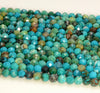 3.5mm Genuine Shattuckite Chrysocolla Gemstone Grade Aaa Micro Faceted Round Loose Beads 15 Inch Full Strand (80007382-A193)