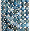 8-9mm Blue Kyanite Gemstone Grade AA Round Loose Beads 7 inch Half Strand (80007396-A260)