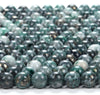 Rare Natural Pyrite in Green Jade Gemstone Grade AAA Round 6MM 7MM 8MM 9MM 10MM 11MM 12MM 13MM Loose Beads (D268)