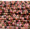 6mm Multi Color Tourmaline Gemstone Grade AA Round Loose Beads 15 Inch Full Strand (80007311-A254)