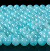 Natural Peruvian Amazonite Gemstone Grade AAA Round 7MM 8MM 9MM 10MM 11MM Loose Beads (D270)