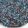 3MM Natural Multi Color Mix Stones Gemstone Grade Micro Faceted Round Loose Beads 15 inch Full Strand (80016316-P56)