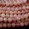 Natural Strawberry Quartz Light Gemstone Grade A Round 6MM 8MM 10MM Loose Beads (D130)