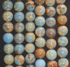 Light Blue Sea Sediment Imperial Jasper Gemstone Round 4mm 6mm 8mm 10mm Loose Beads 15.5 inch Full Strand (A270)