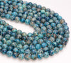 8mm Apatite Blue Sea Sediment Imperial Jasper Gemstone Grade AAA Round Loose Beads 16 inch Full Strand (80007614-A272)