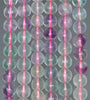 8mm Rainbow Fluorite Gemstone Grade A Round Loose Beads 15.5 inch Full Strand (90187744-688)