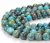 Natural Turquoise Gemstone Grade AA Round 6MM 7MM Loose Beads (D149)