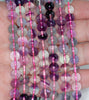 7mm Rainbow Fluorite Gemstone Grade AA Round Loose Beads 15.5 inch Full Strand (90187763-686)