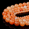 6mm Orange Aventurine Gemstone Round Loose Beads 15.5 inch Full Strand (90184140-355)