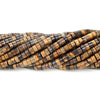 4X2MM Yellow Tiger Eye Gemstone Heishi Discs beads Loose Beads (P17)