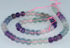 7mm Rainbow Fluorite Gemstone Grade B Round Loose Beads 15.5 inch Full Strand (90187757-687)