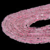 2MM Rose Quartz Gemstone Nugget Cube Loose Beads 15.5 inch Full Strand (80008880-P13)