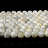 Silver White Moonstone Gemstone Grade A Round 4MM 5MM 6MM 7MM 8MM 9MM 10MM Loose Beads (D107)