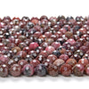 Dark Red Rhodonite Gemstone Grade AAA Micro Faceted Round 6MM 8MM Loose Beads (D113)