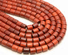 8x8mm Red Rosewood Prayer Buddha Mala Meditation Beads Barrel Drum Beads 16 inch BULK LOT (80007420-A262)