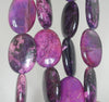 25X15mm Purple Sugilite Jasper Gemstone Grade A Oval Loose Beads 8 inch Half Strand (90187984-673)