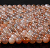 Natural Sunstone Gemstone Grade AA Round 5MM 6MM Loose Beads (D163)