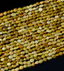 6-8MM Natural Yellow Opal Gemstone Pebble Nugget Loose Beads (D183)