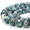 Rare Natural Pyrite in Green Jade Gemstone Grade AAA Round 6MM 7MM 8MM 9MM 10MM 11MM 12MM 13MM Loose Beads (D268)