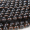 Deep Smoky Quartz Gemstone Grade AAA Round 6MM 8MM 10MM Loose Beads (D84)