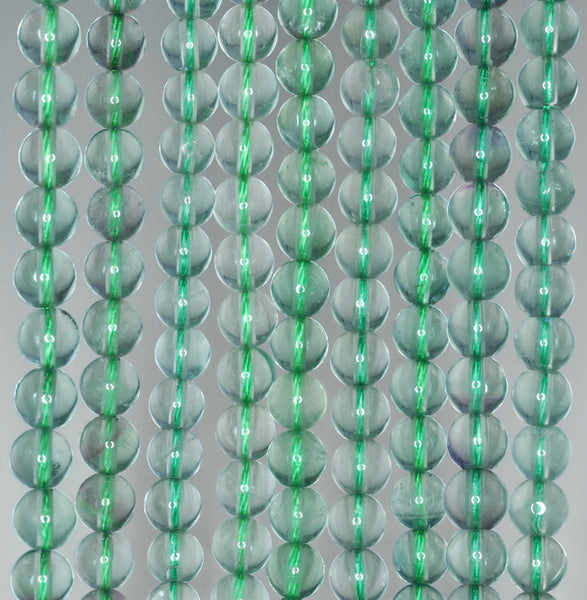 6mm Green Fluorite Gemstone Grade AA Round Loose Beads 15.5 inch Full Strand (90187770-685)