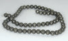 6mm Grey Pyrite Gemstone Grade AB Round Loose Beads 15.5 inch Full Strand (90187358-718)