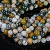 Ocean Jasper Gemstone Grade AAA Round 6MM 8MM 10MM 12MM Loose Beads (D1)