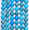 8mm Blue Crazy Lace Jasper Gemstone Blue Round Loose Beads 7.5 inch Half Strand (80005847 H-M27)