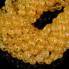 Natural Citrine Gemstone Grade AAA Round 5MM 6MM 7MM 8MM 9MM Loose Beads (D12a)