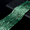 4MM Green Strawberry Quartz Gemstone Grade AAA Micro Faceted Square Cube Loose Beads 15.5 inch Full Strand (80008935-P19)