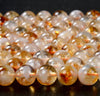 Natural Citrine Gemstone Grade AA Round 6MM 8MM 10MM Loose Beads (D156)