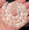 11mm White Rock Crystal Quartz Gemstone Grade B+ Round Loose Beads 16 inch Full Strand (90187673-694)