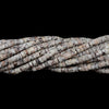 4X2MM Fossil Crinoid Gemstone Heishi Discs beads Loose Beads (P17)