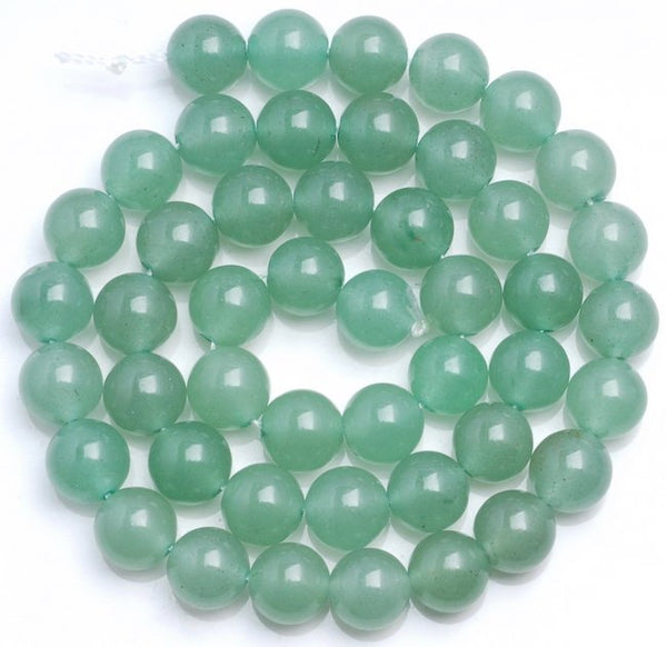 6mm Green Aventurine Gemstone Green Round Loose Beads 15.5 inch Full Strand (90184138-355)