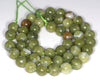 6mm Olive Jade Gemstone Green Round 6mm Loose Beads 15 inch Full Strand (80002956-804)