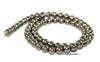 6mm Palazzo Iron Pyrite Gemstones Round 6mm Loose Beads 16 inch Full Strand (90107054-401)