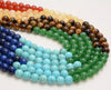 10mm 7 Chakra Gemstone Round Loose Beads 15 Inch Full Strand (80007338-A255)